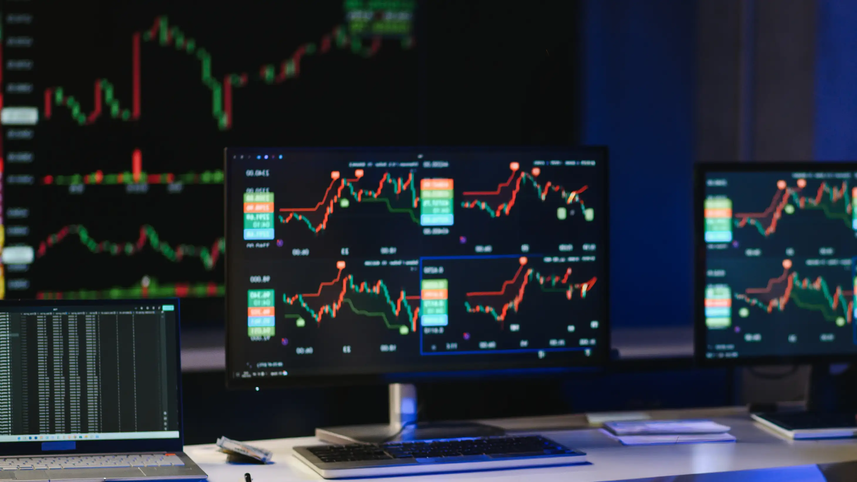 Computers with charts